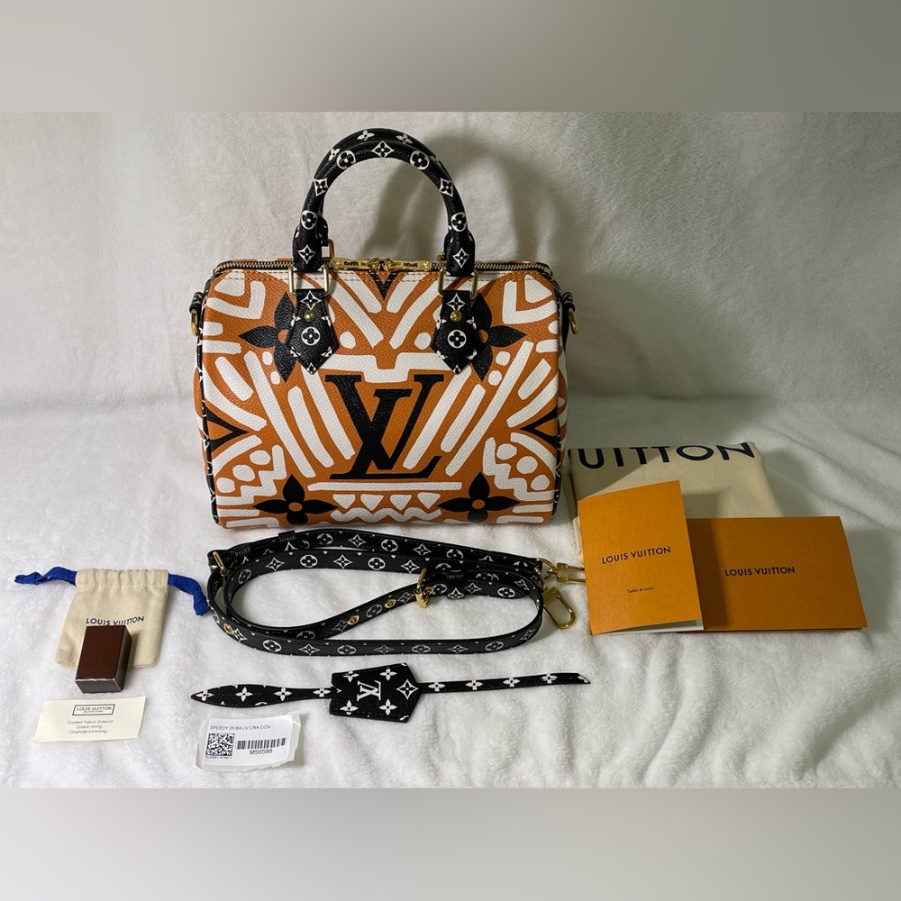 NWT Louis Vuitton Crafty Speedy Bandouliere 25